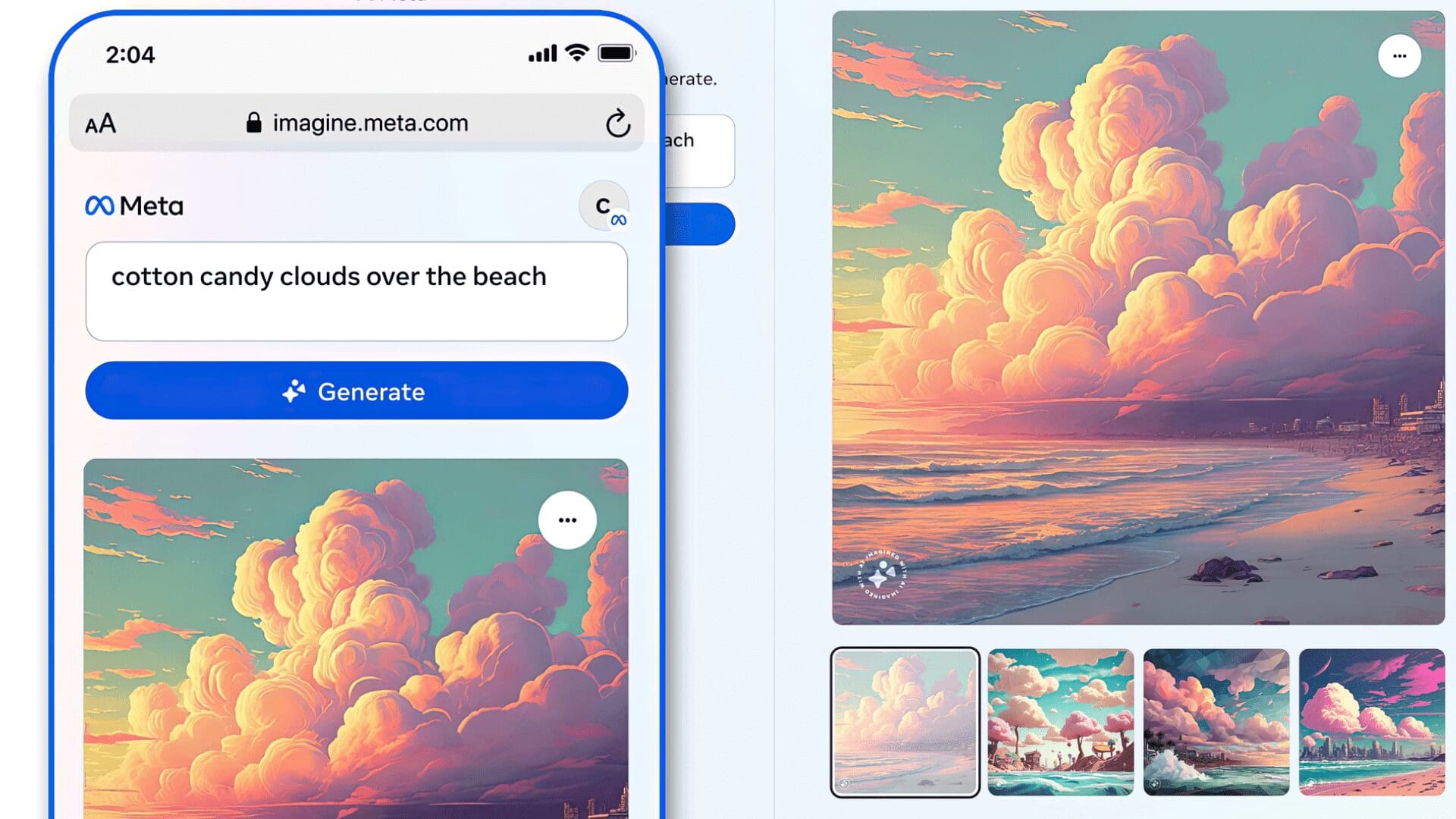 Imagine with Meta AI
